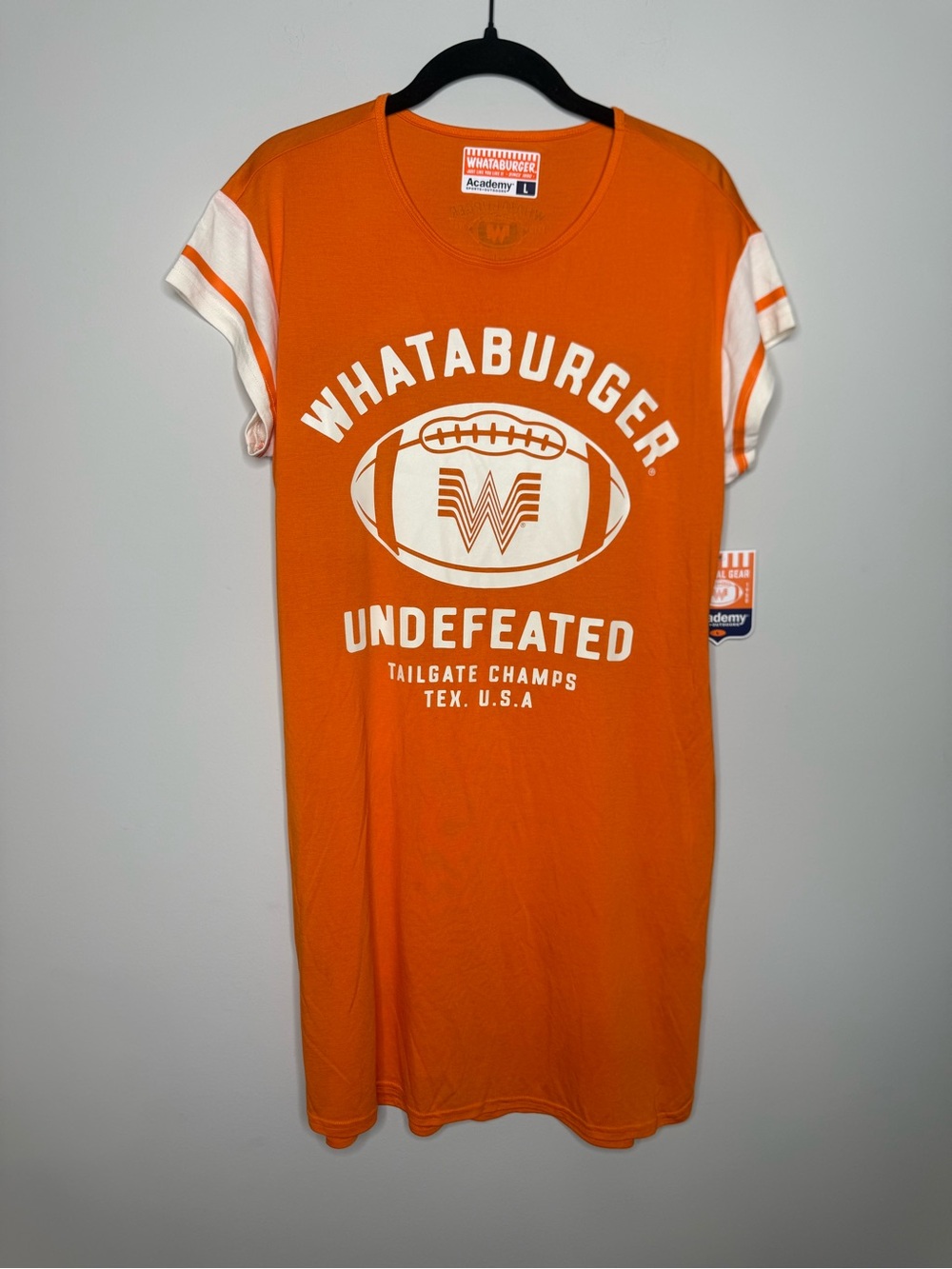 Whataburger Orange Graphic Mini Dress